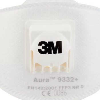 Респиратор 3M™ Aura™ 9332+ FFP3 c клапаном выдоха