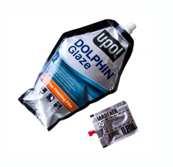 Шпаклевка жидкая саморастекающаяся DOLPHIN GLAZE, пакет 440мл